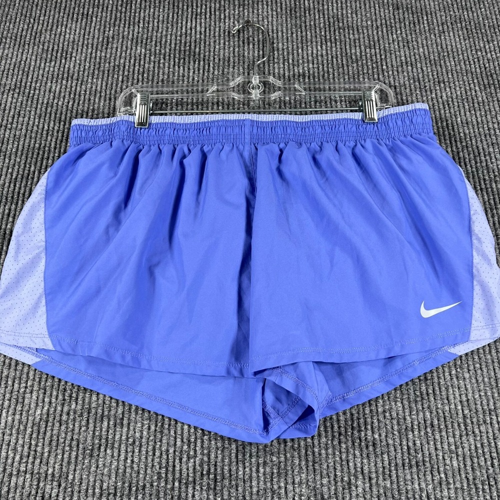 Nike Shorts Womens 2XL XXL Purple Lined Training Running Gym Workout Casual
